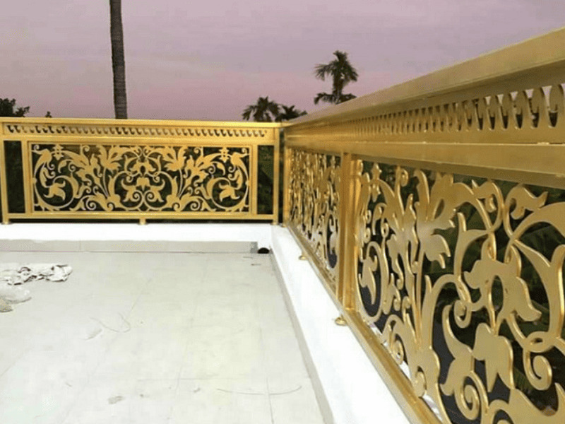 Lan can sắt sân thượng an toàn, thẩm mỹ cao