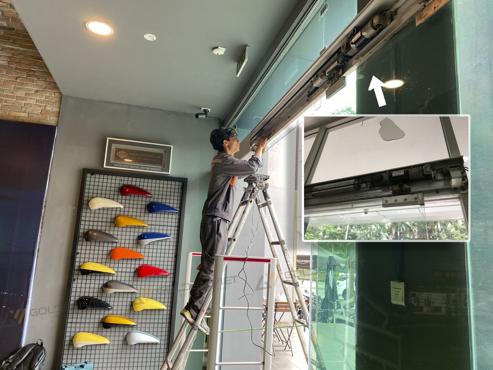 Lỗi cửa tự động 