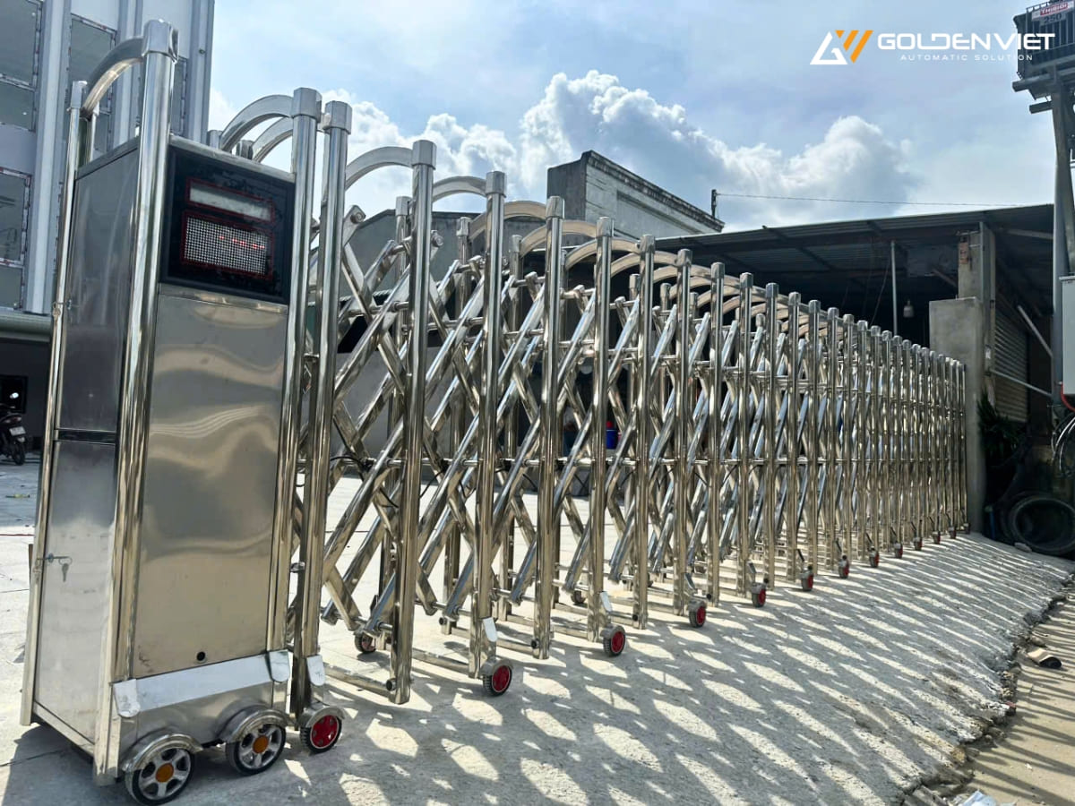 Bảng đèn LED cổng xếp hiển thị chữ 