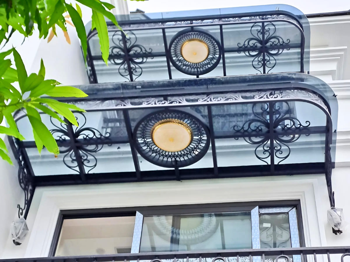 Mẫu mái ban công đẹp