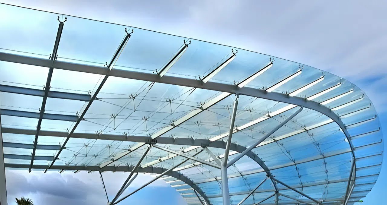 Mẫu mái kính cường lực đẹp