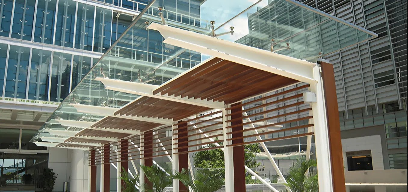 Mái kính cường lực 