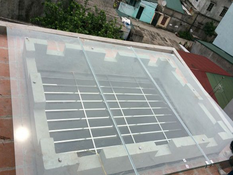 mái kính cường lực đẹp