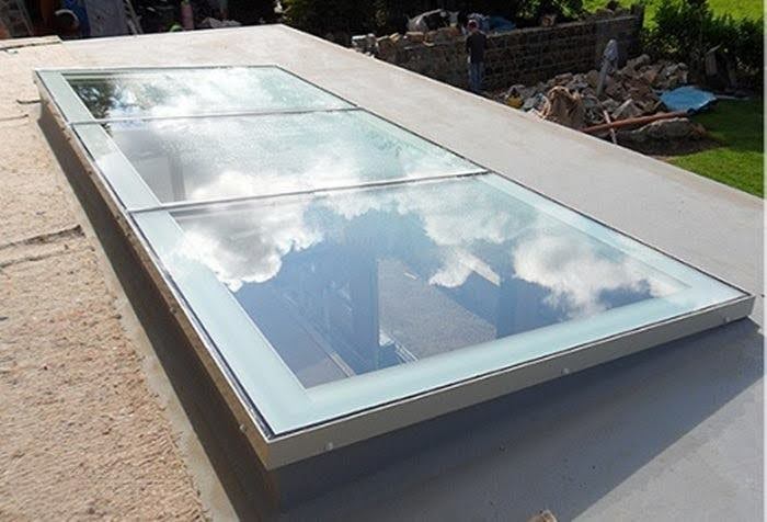 Mái kính cường lực giếng trời bền đẹp