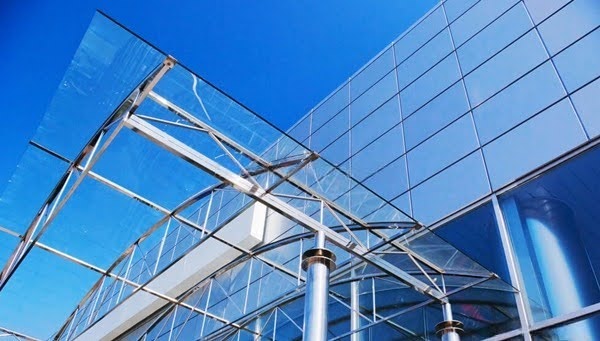 Mẫu mái kính cường lực đẹp đơn giản