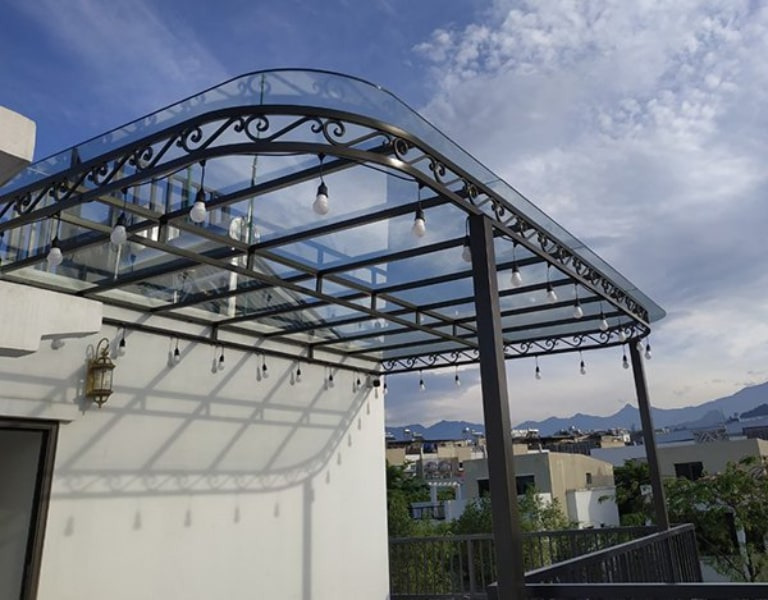 Mái kính cường lực đẹp