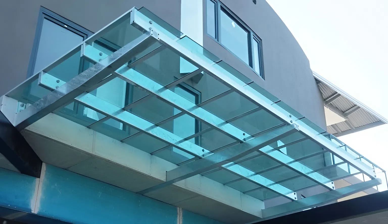 Mái kính inox đẹp với nhiều mẫu mã