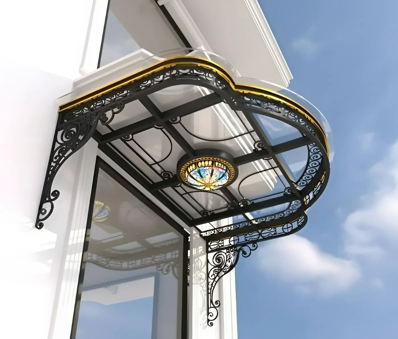 Mái kính nghệ thuật đẹp, bền