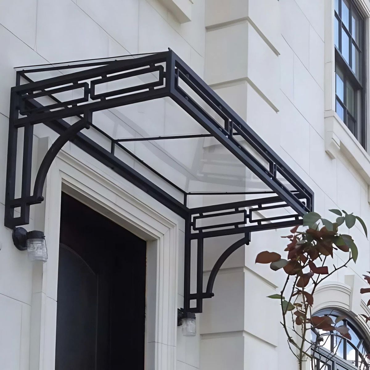 Mái kính sắt hộp