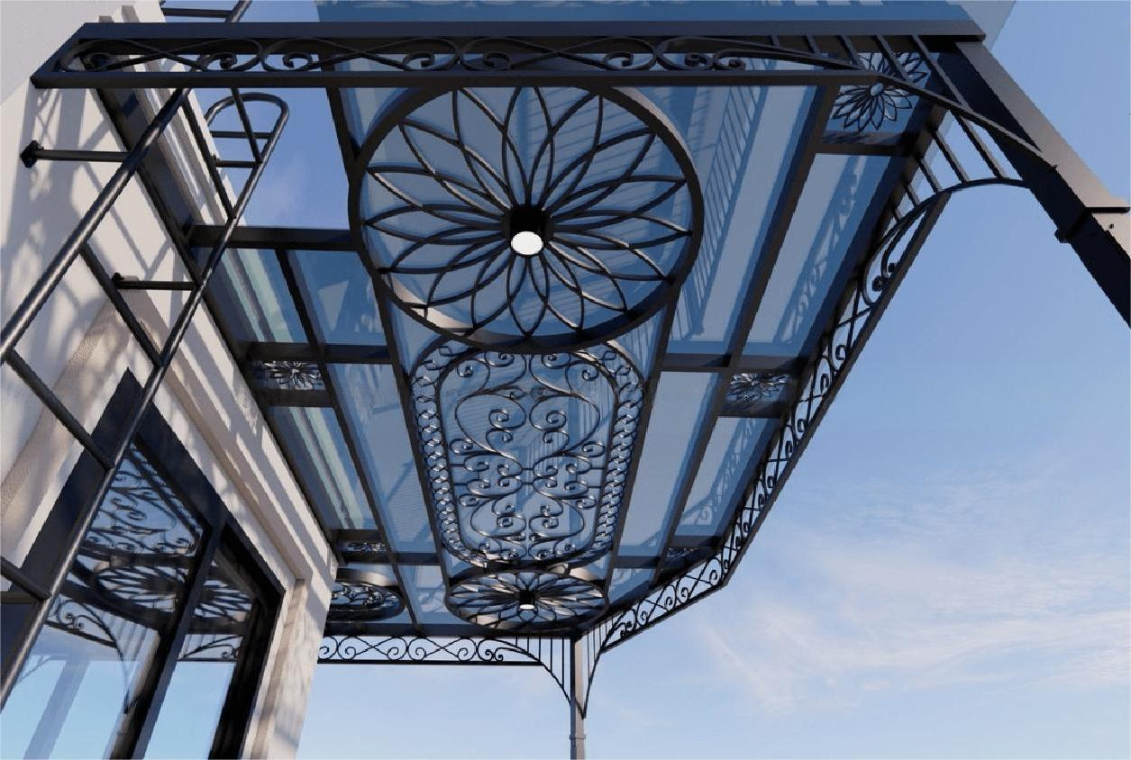 Mái kính nghệ thuật đẹp