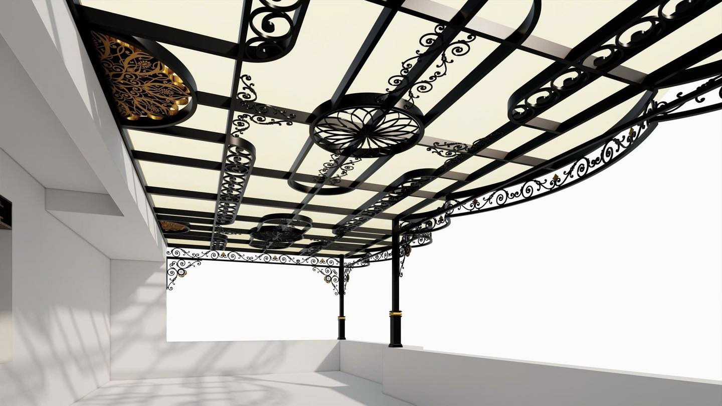 Mái kính nghệ thuật đẹp