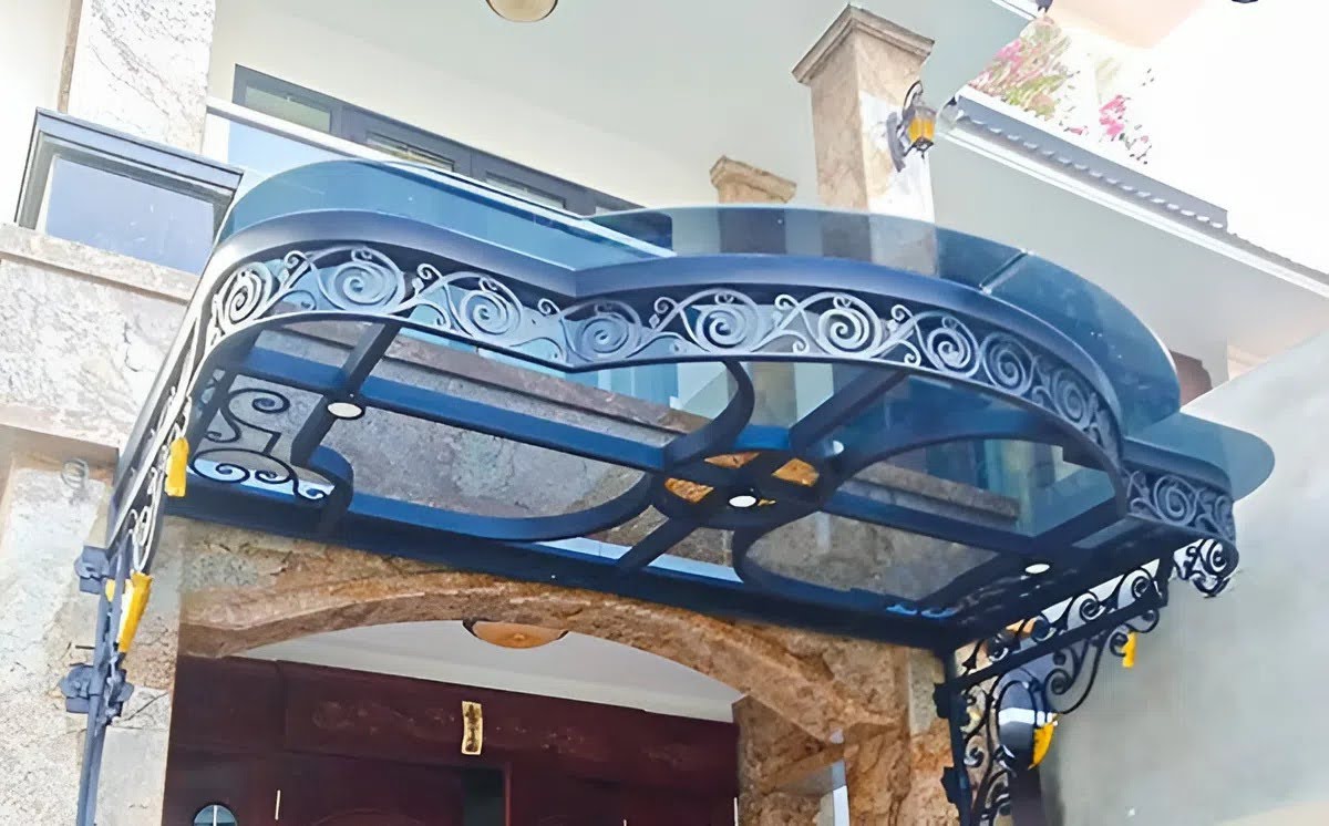 Mái kính sắt nghệ thuật