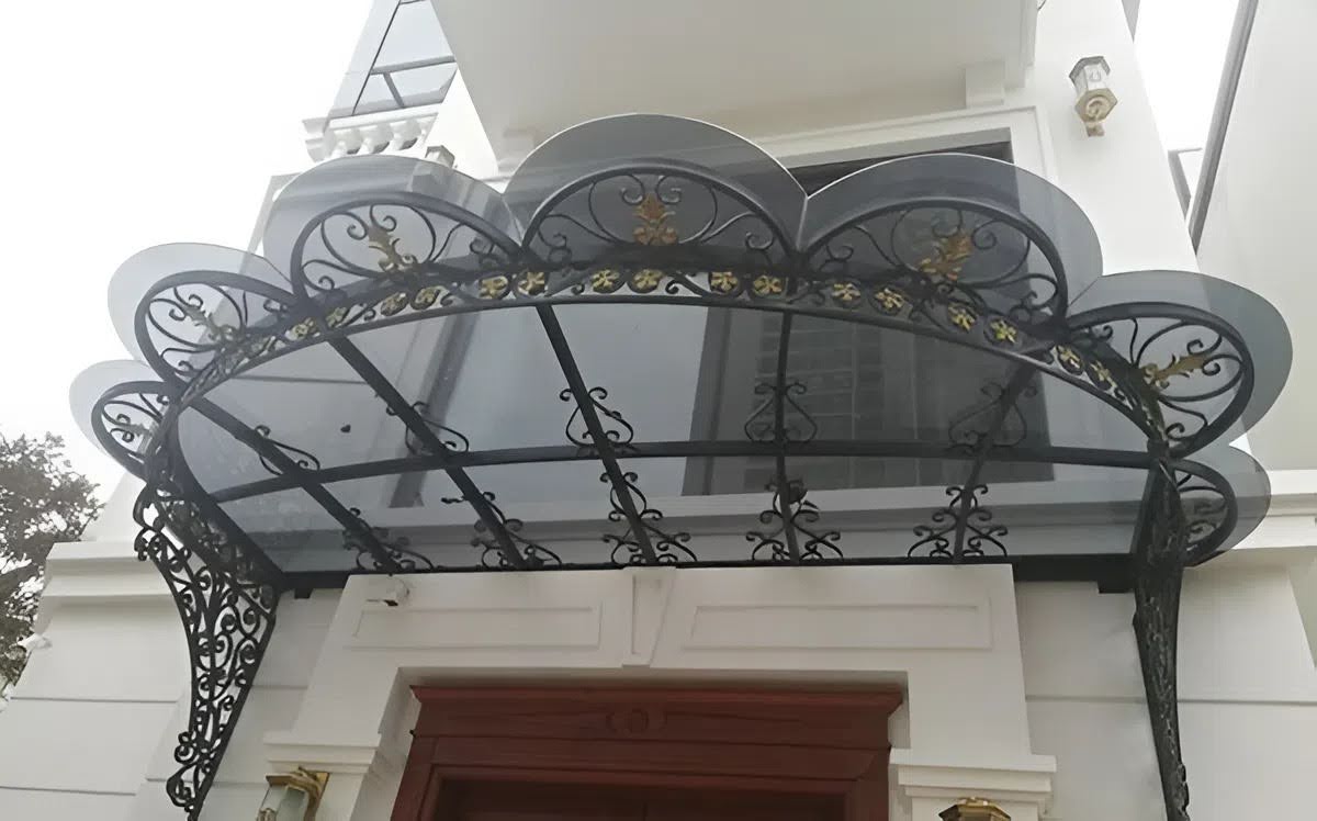 Mái kính sắt nghệ thuật