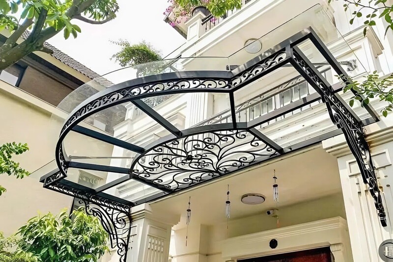Mái kính sắt nghệ thuật đẳng cấp