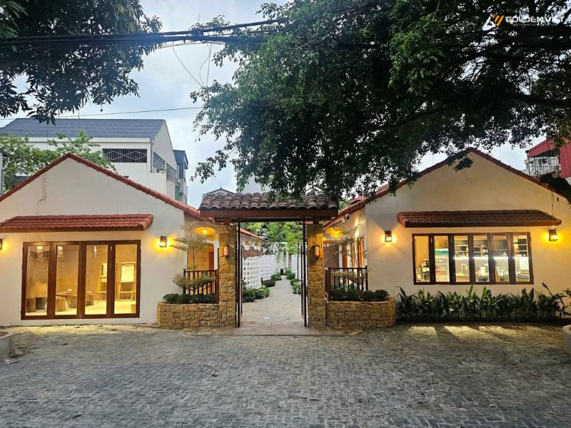 Thiết kế cổng homestay đẹp