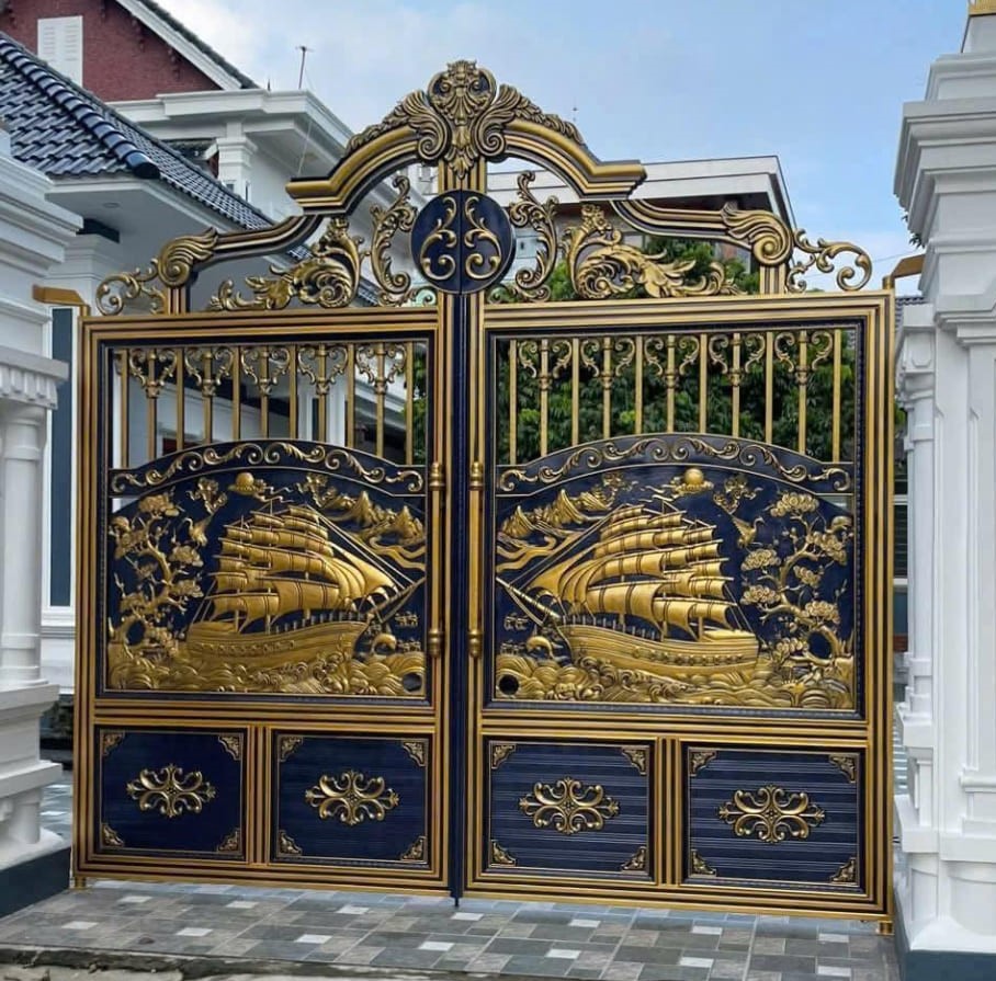 Thiết kế cổng tỉ mỉ trong từng chi tiết