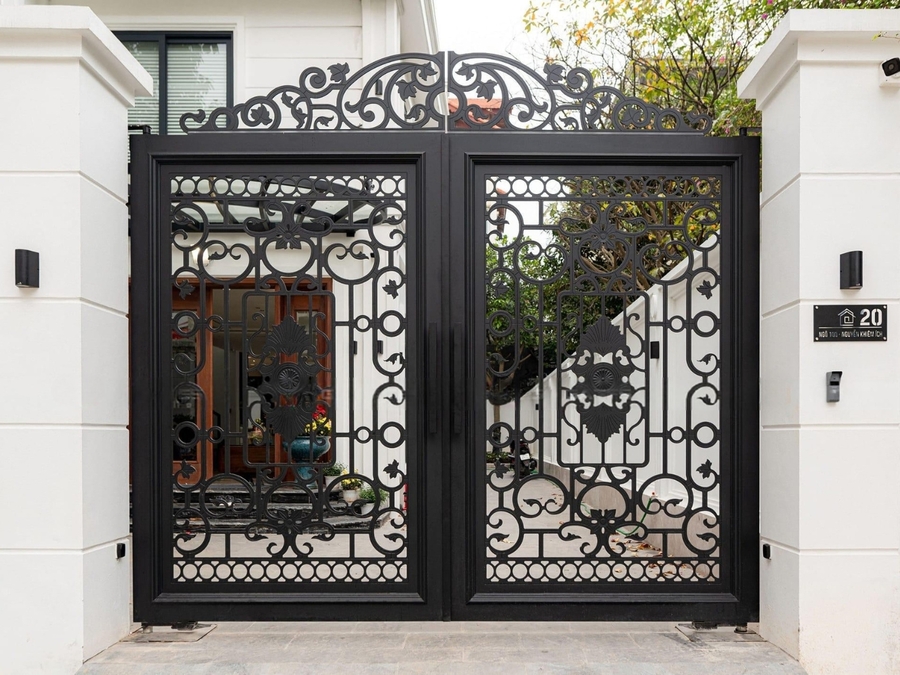 Ưu tiên các mẫu cổng sắt sơn tĩnh điện
