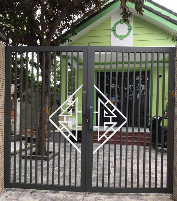 Mẫu cổng sắt đẹp đơn giản