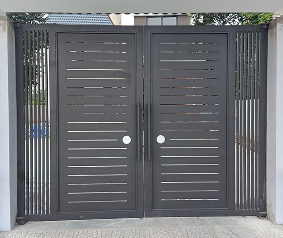 Mẫu cổng sắt hộp đẹp cập nhật mới nhất 2025