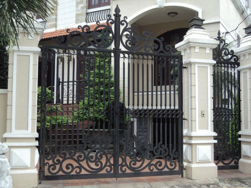 Cổng sắt mỹ thuật đẹp