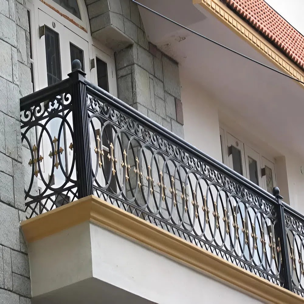 Mẫu lan can sắt ban công đẹp