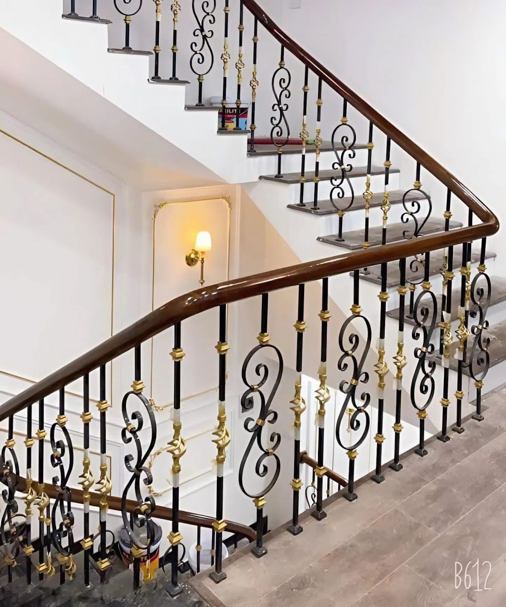 Mẫu lan can sắt mỹ thuật đẹp