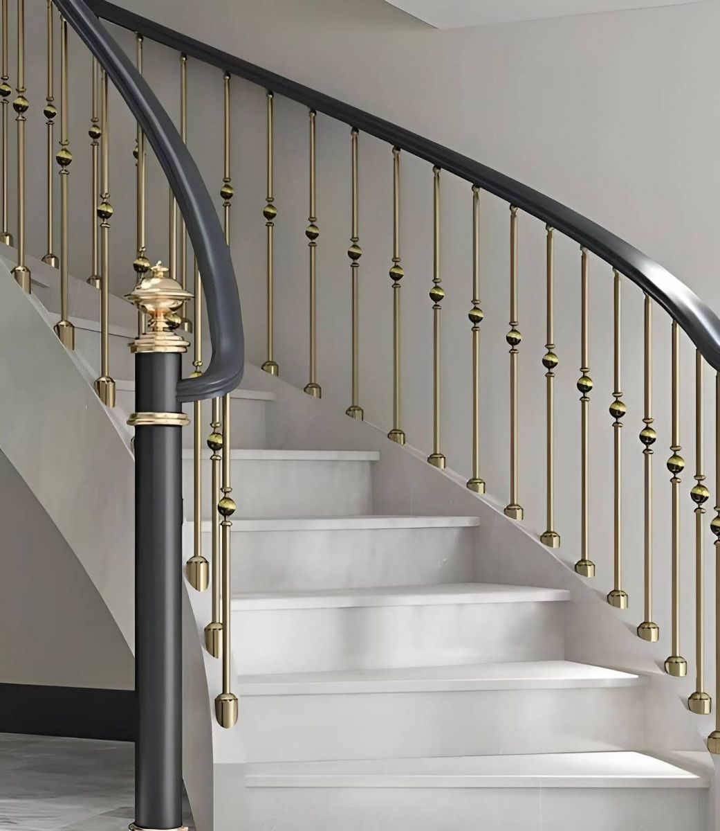 Mẫu lan can sắt mỹ thuật tinh xảo