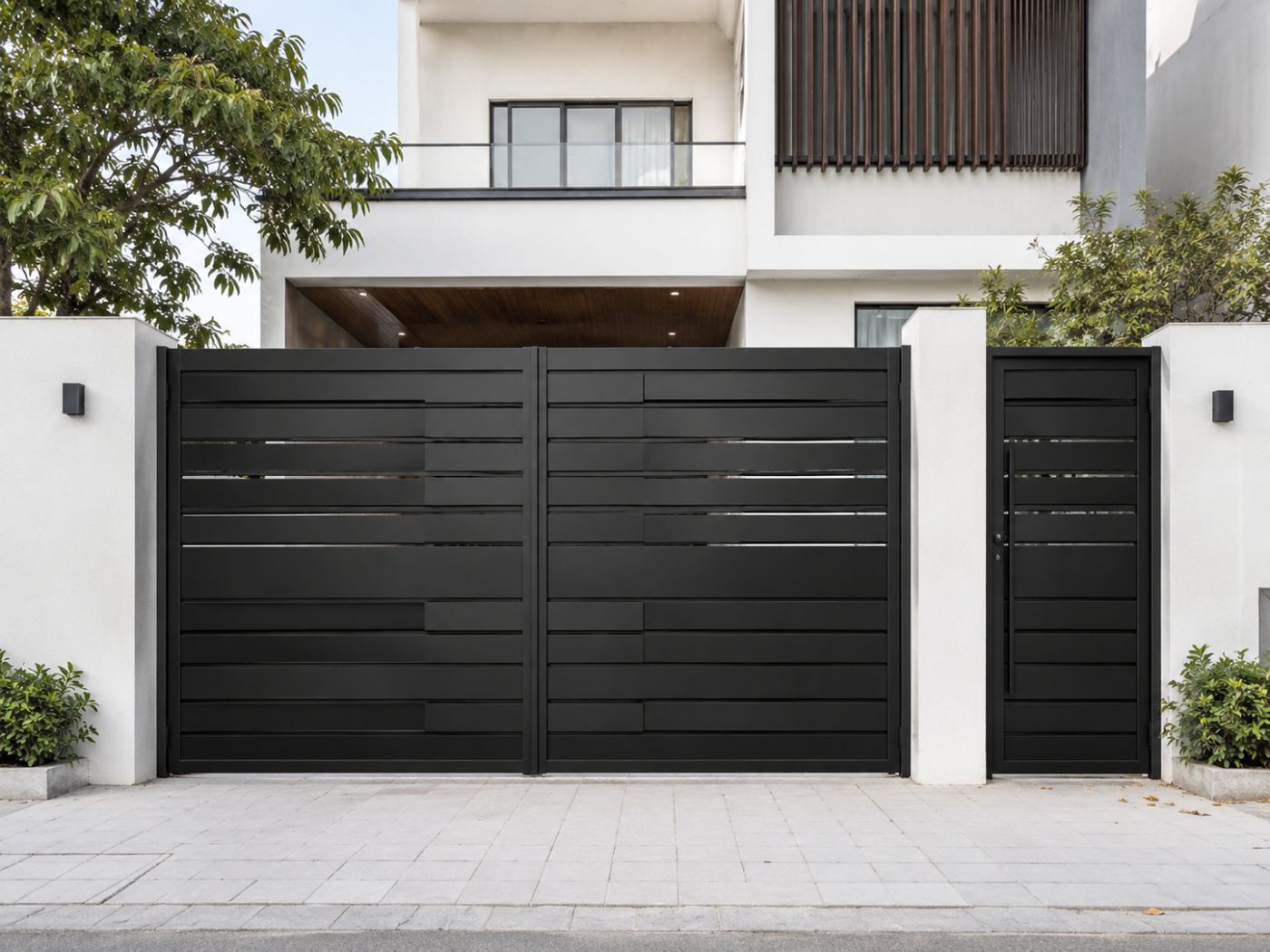 Hình ảnh cổng sắt kín đẹp