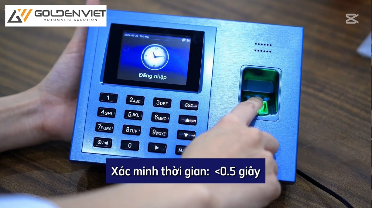 Máy Chấm Công Vân Tay Ronald Jack 9300Pro