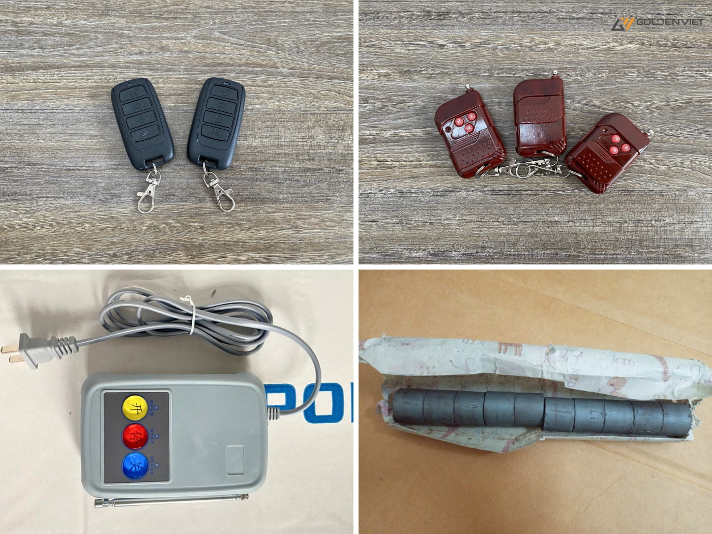Một số phụ kiện cổng xếp