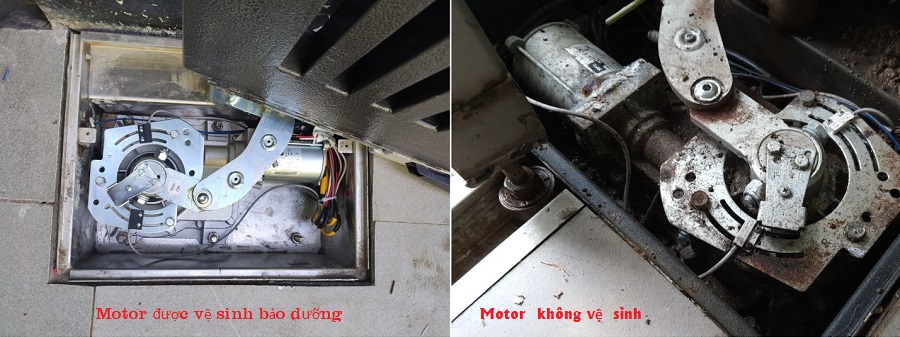 Motor công tự động dừng đột ngột 