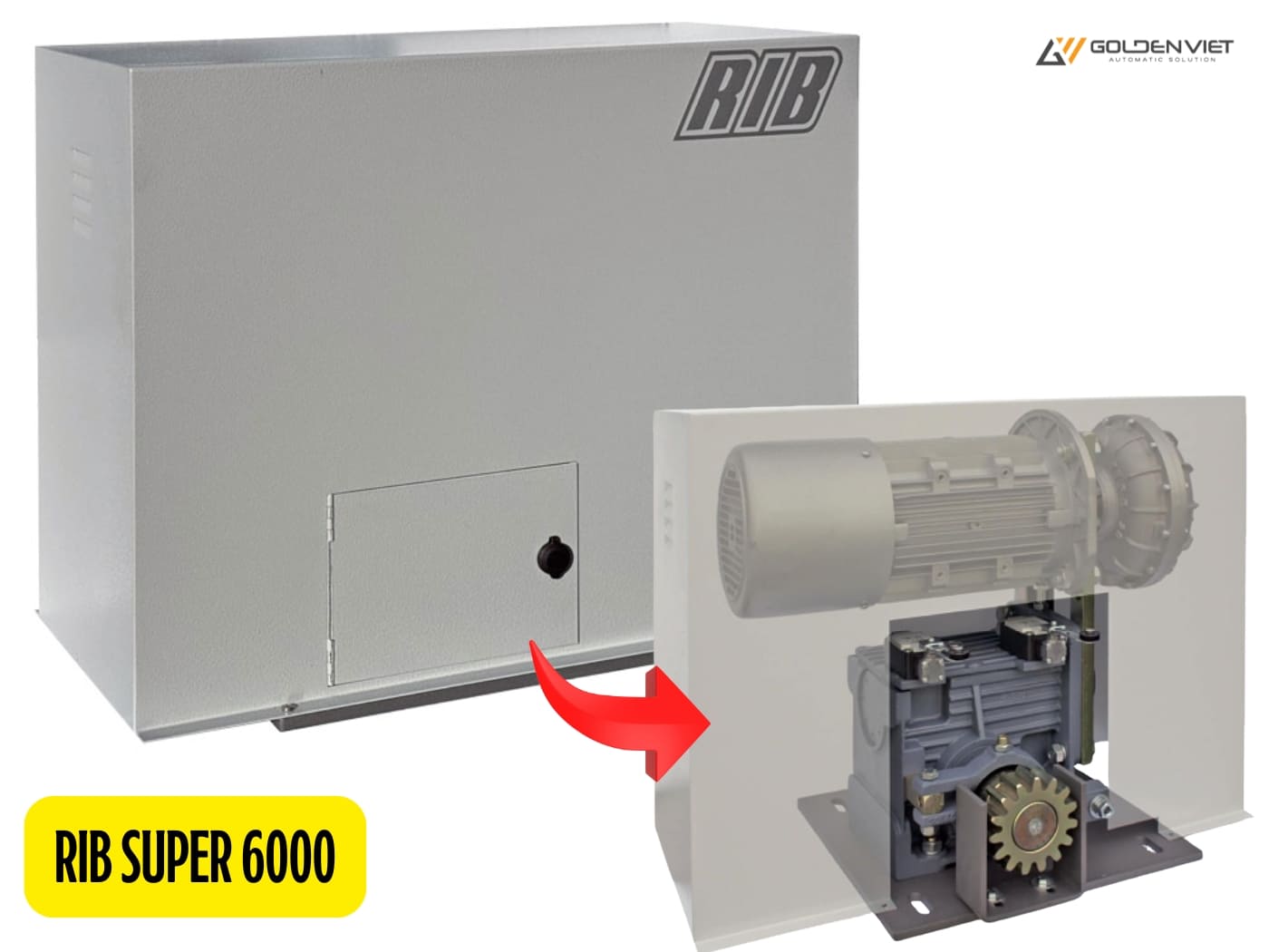 Motor cổng lùa công nghiệp tải 6000kg
