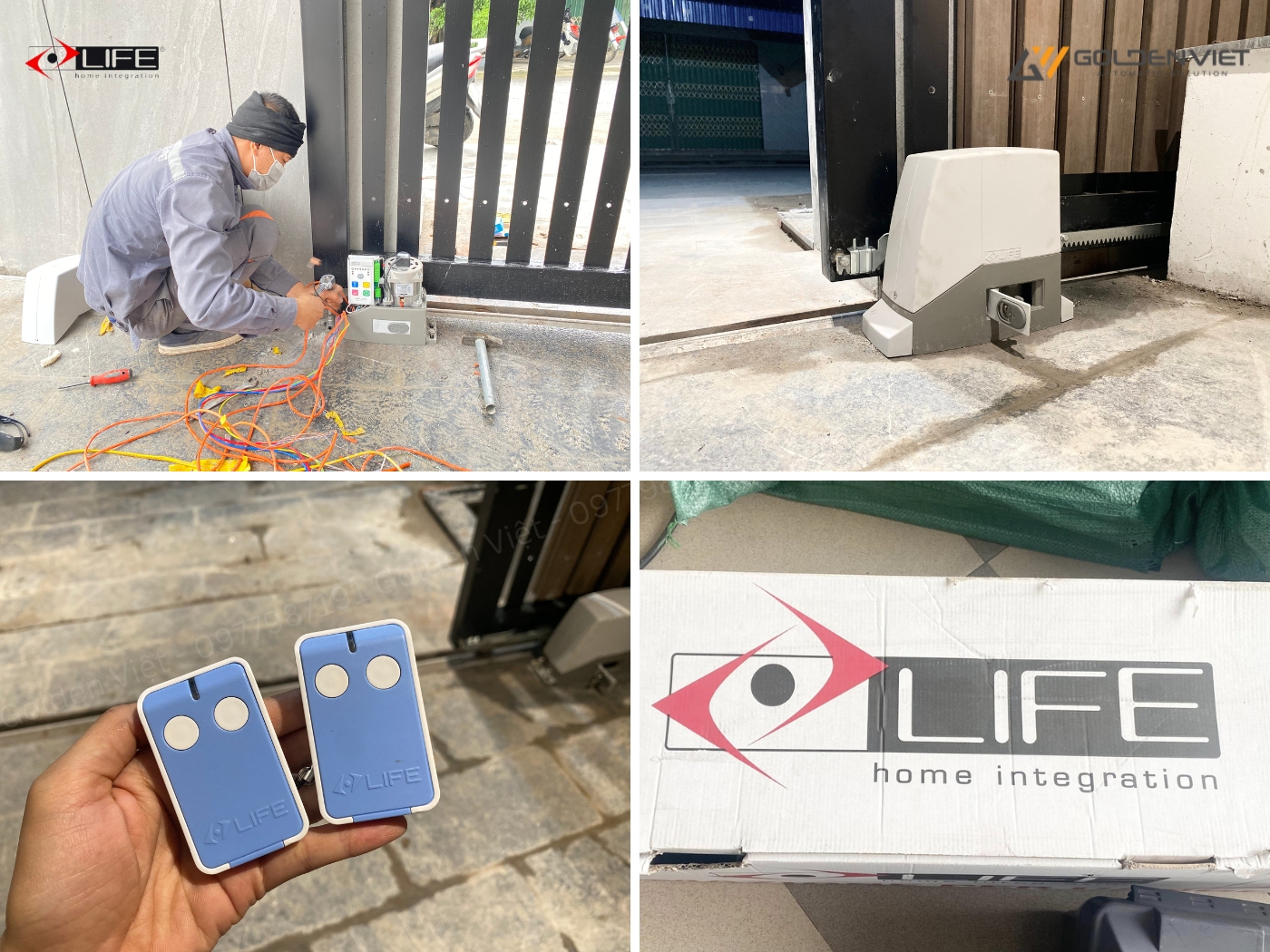 Golden Việt là đơn vị chuyên nhập khẩu trực tiếp các dòng motor cổng tự động của Life