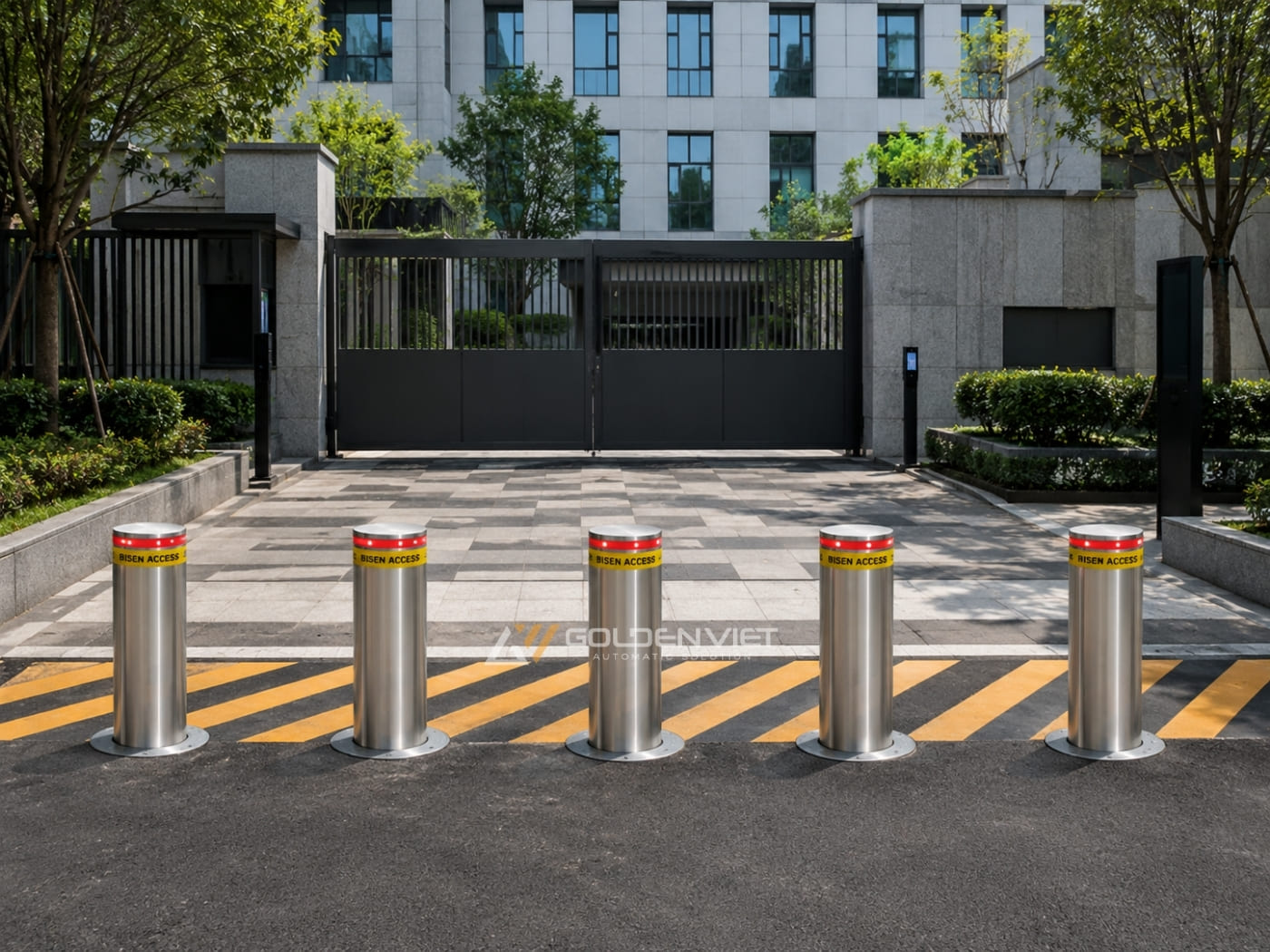 Cung cấp trụ bollard tự động thủy lực Bisen SY602R