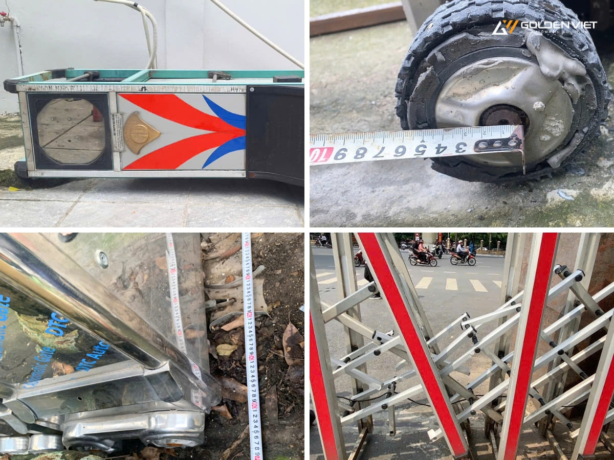 Sửa cổng xếp tự động tại Quảng Ninh