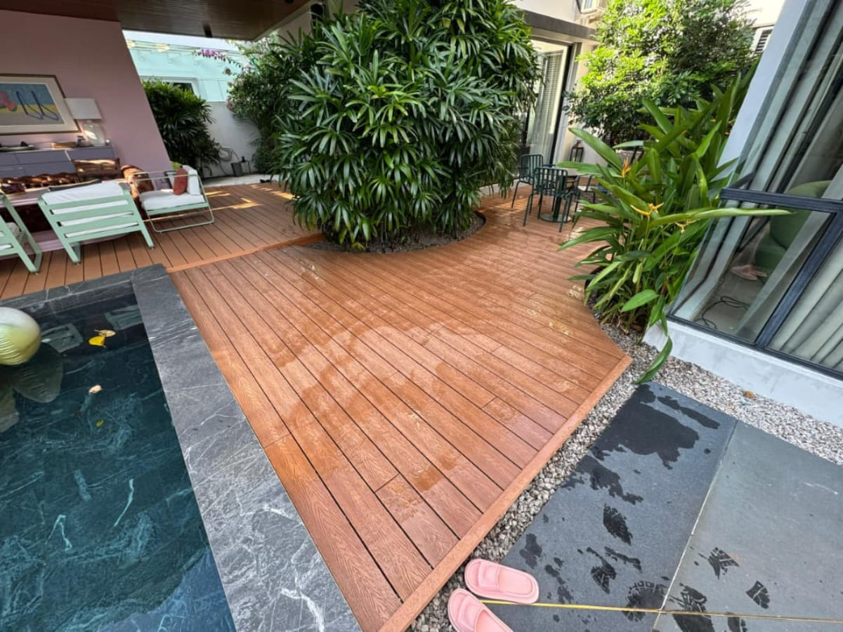 Sàn gỗ nhựa WPC chống nước