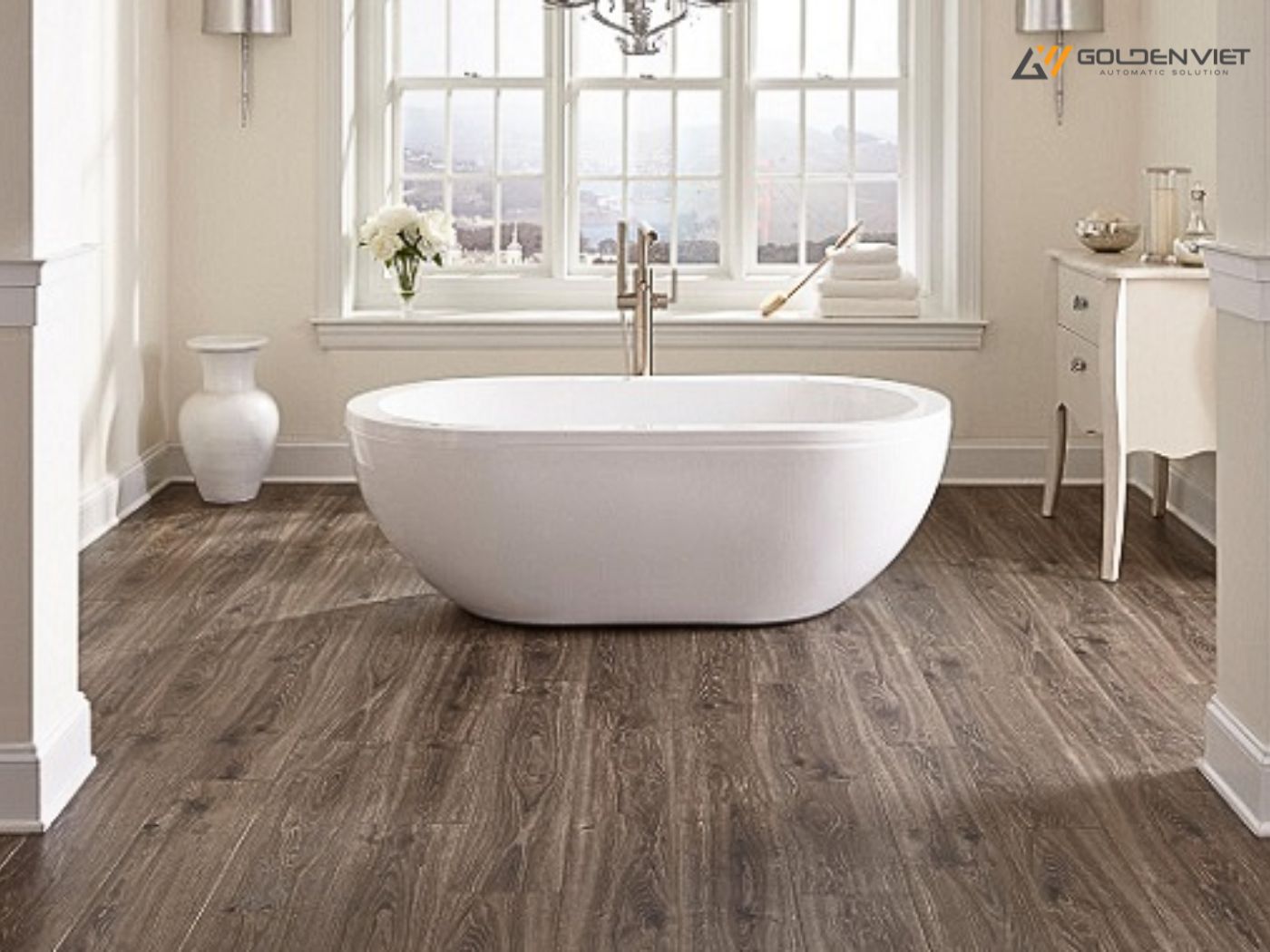 Cách lựa chọn sàn nhựa giả gỗ phòng tắm