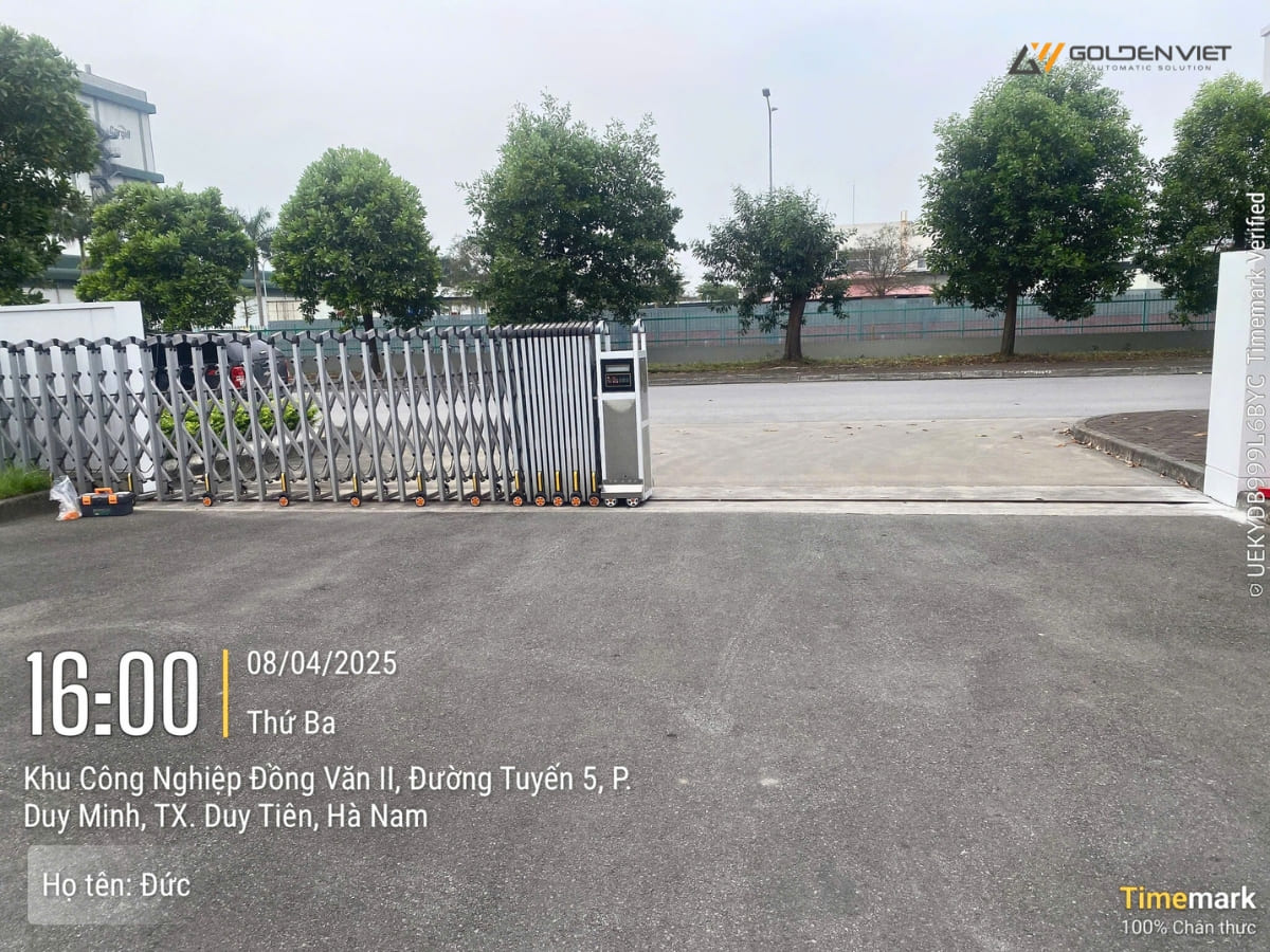 Sửa chữa cổng xếp tại Hà Nam hoạt động ổn định trở lại