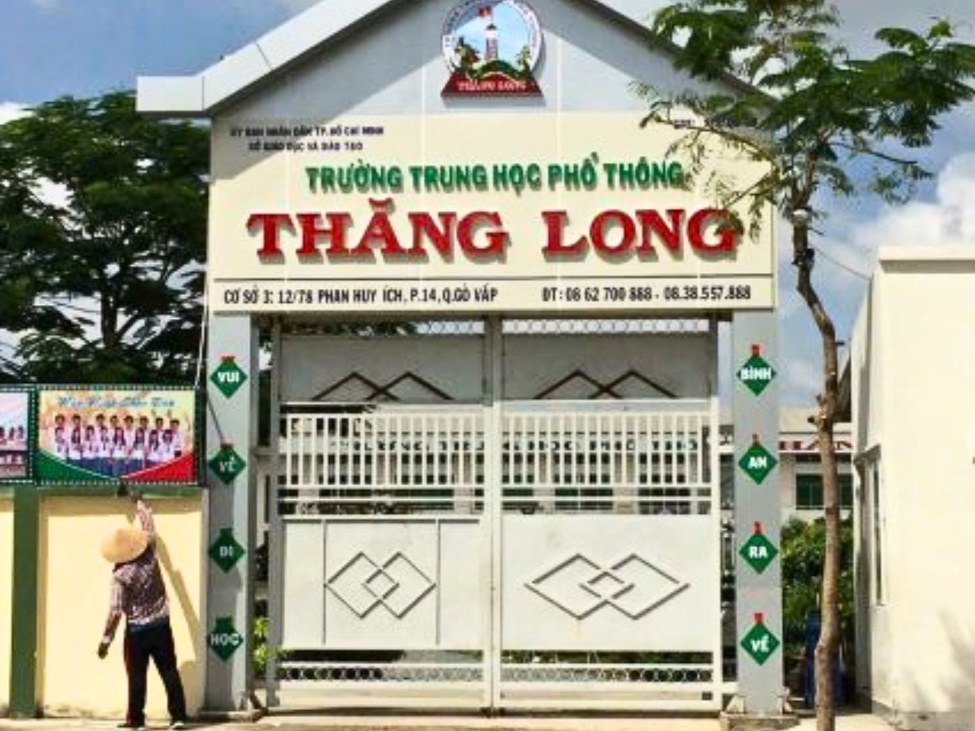 Mẫu cổng trường học đẹp