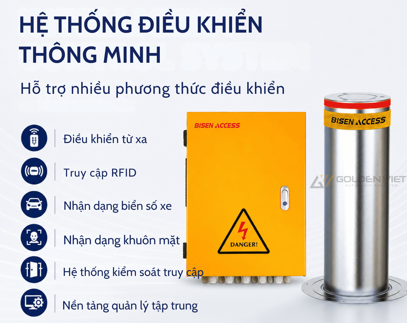 Thông số mạch điều khiển trụ bollard tự động Bisen SD602RP