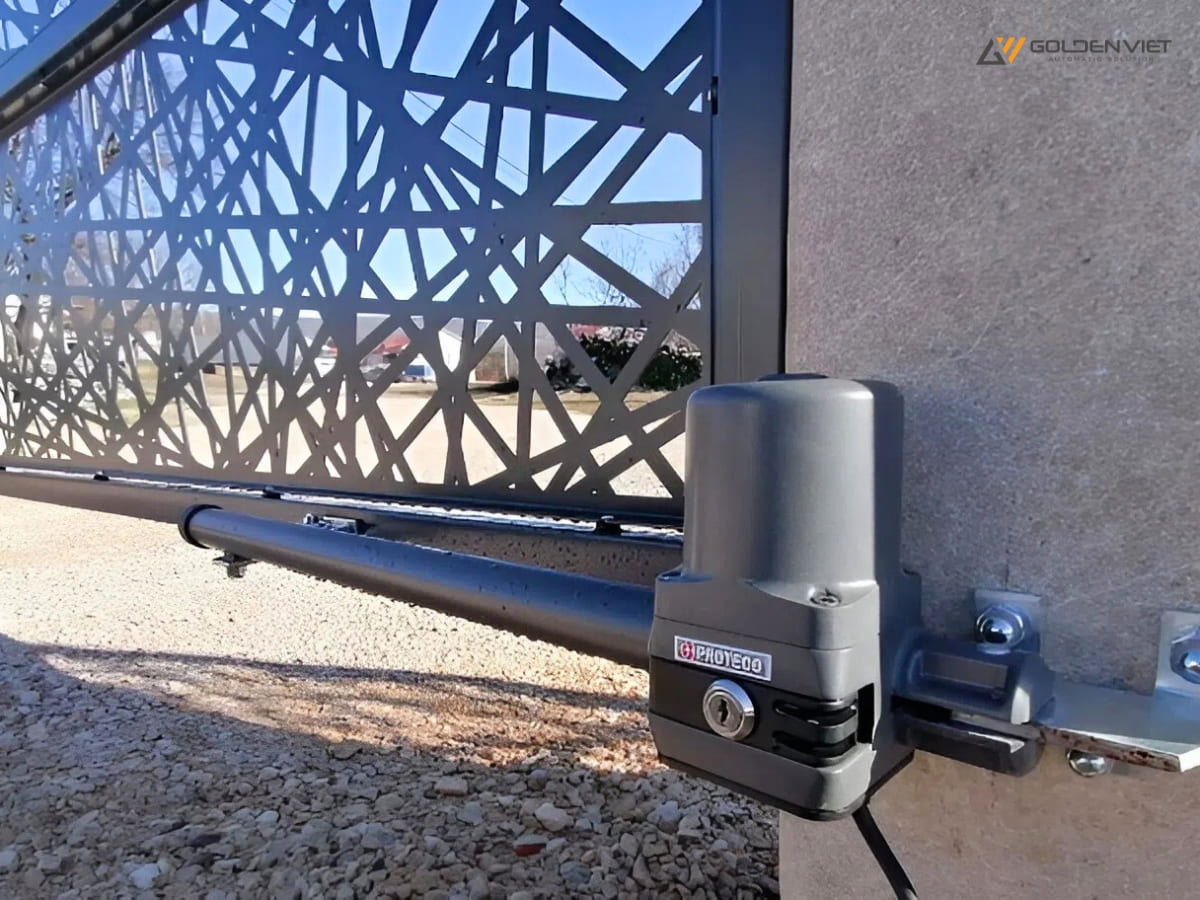 Cổng tay đòn Proteco Leader TI 4 vận hành ổn định