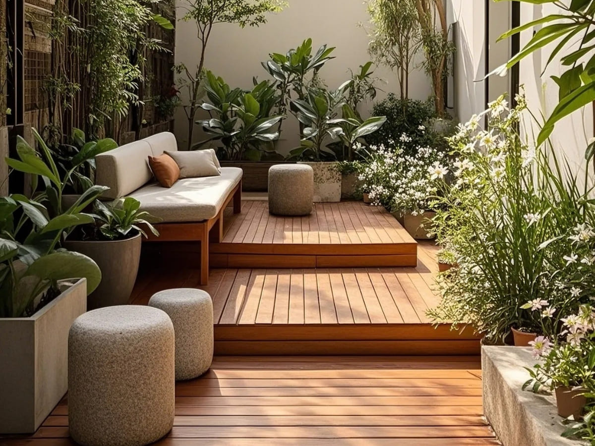 bảo dưỡng sàn gỗ nhựa ngoài trời