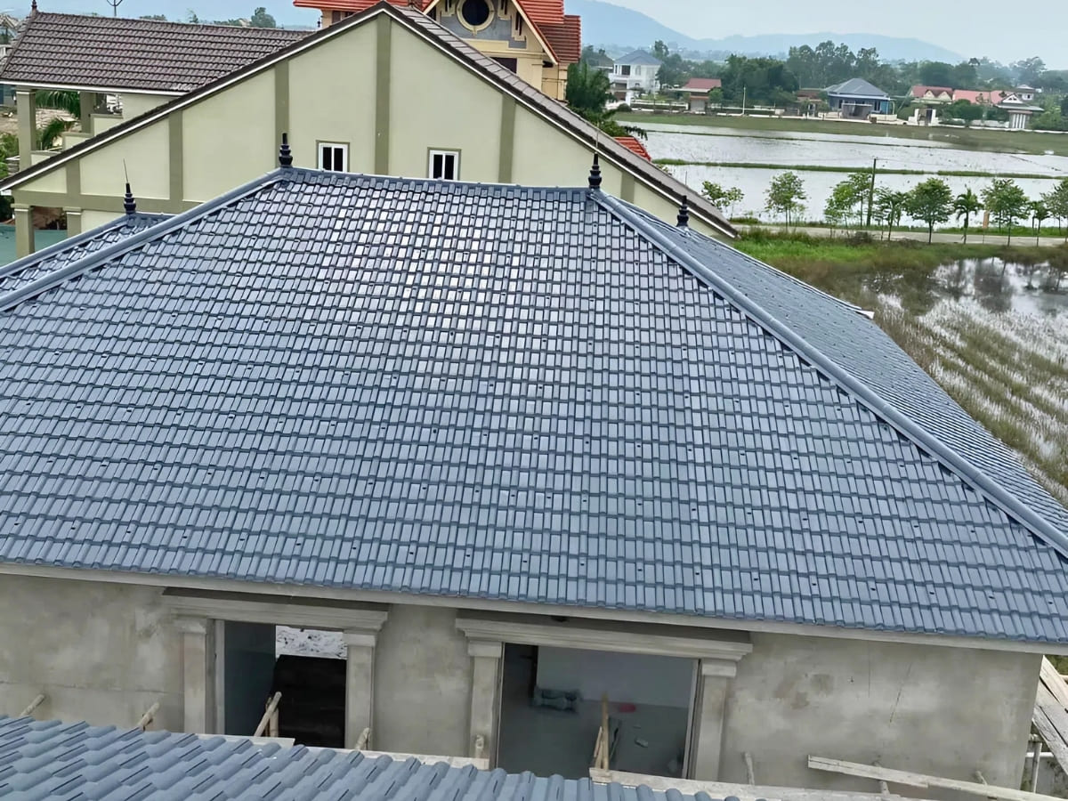 Tôn ngói nhựa ASA PVC lắp đặt nhanh chóng