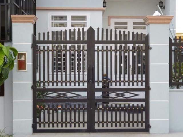 Trụ cổng mang phong cách nông thôn