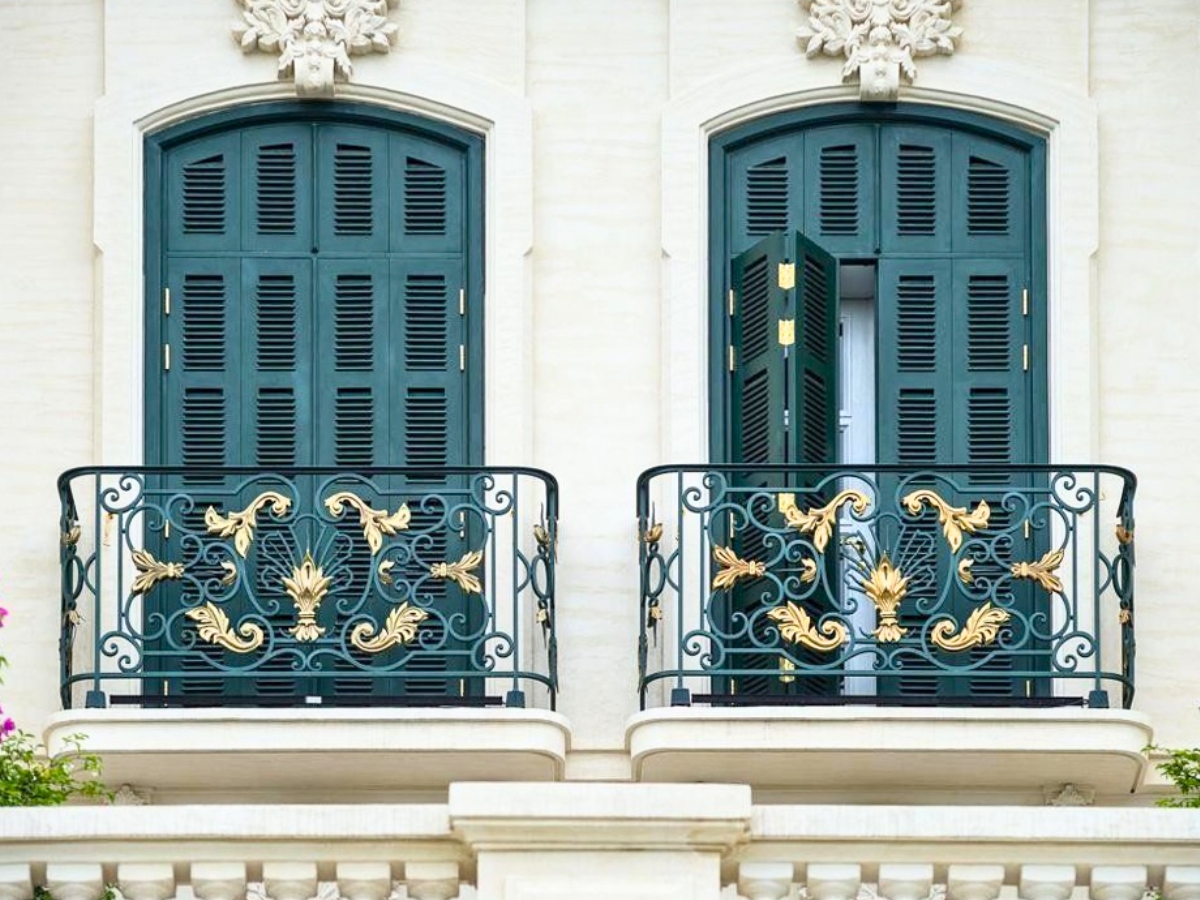 Lan can sắt dễ tạo hình, tính thẩm mỹ cao