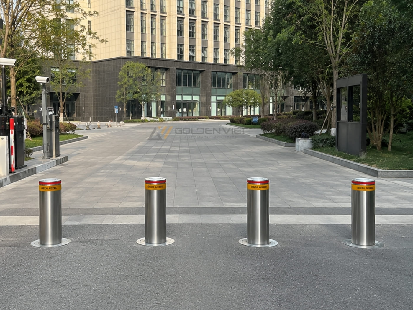 Ưu điểm của trụ bollard tự động Bisen SY602N