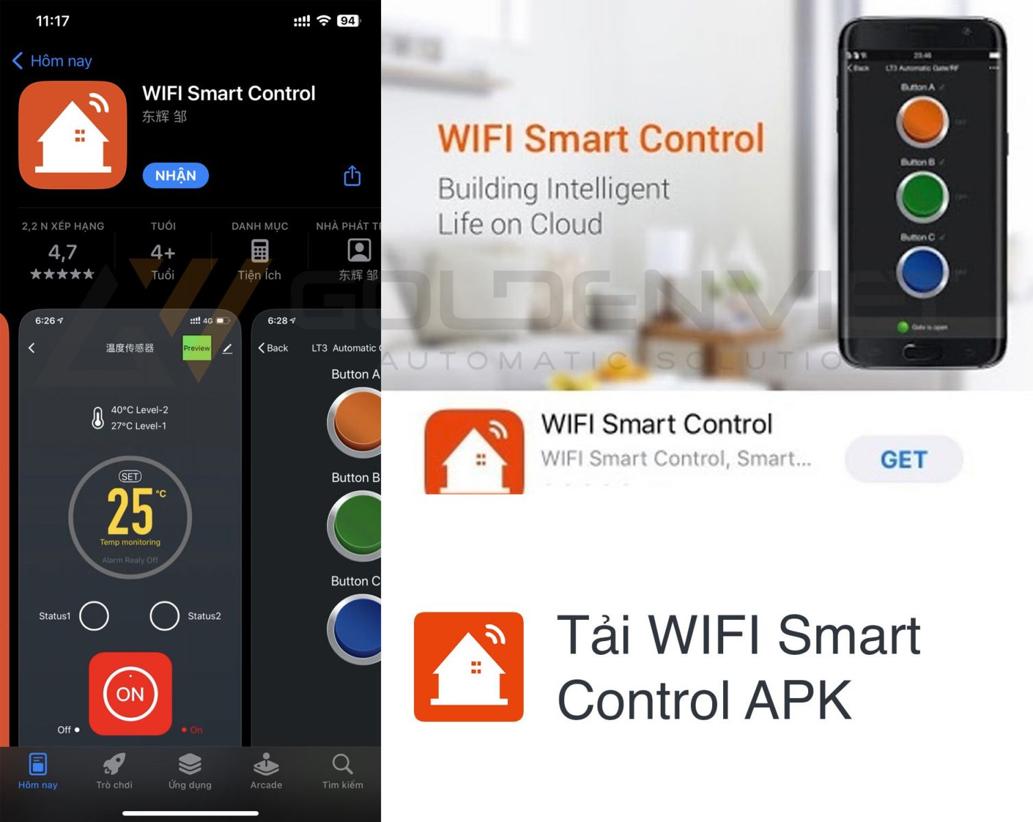 Tải ứng dụng Smart Wifi Control