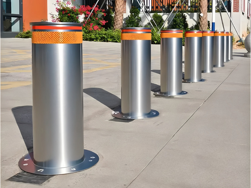 Trụ bollard hạn chế phương tiện trên vỉa hè
